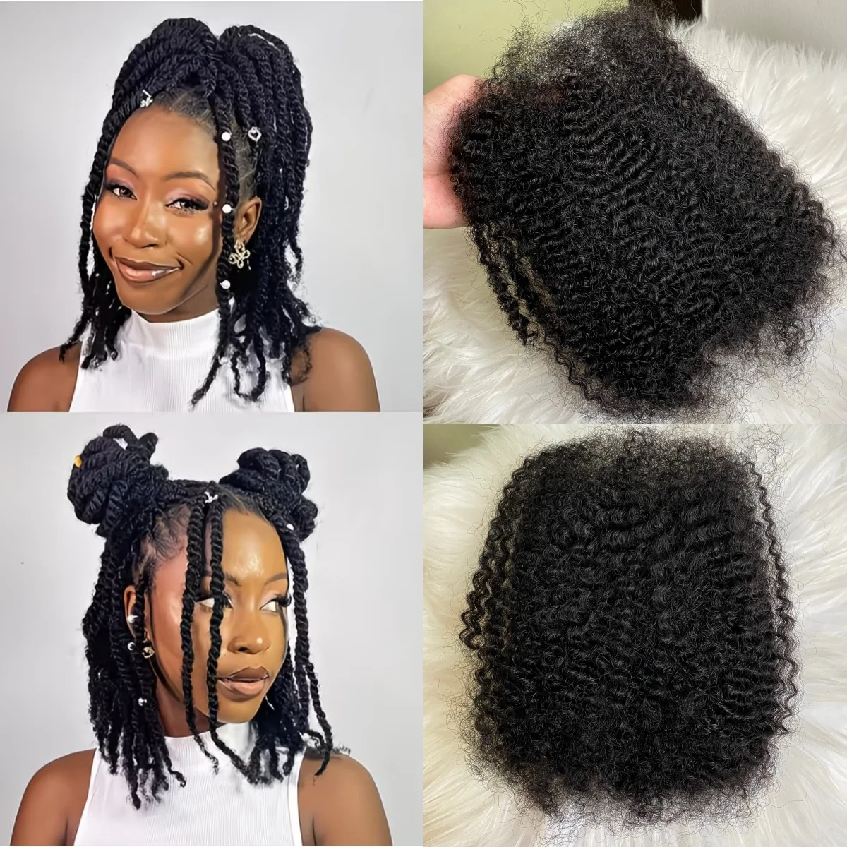 Afro Kinky Twist Braiding Hair Extensions Braiding Locs Natural Look Human Hair Bulk Hair 30g
Afro Kinky Twist Braiding Hair Extensions Braiding Locs Natural Look Human Hair Bulk Hair 30g