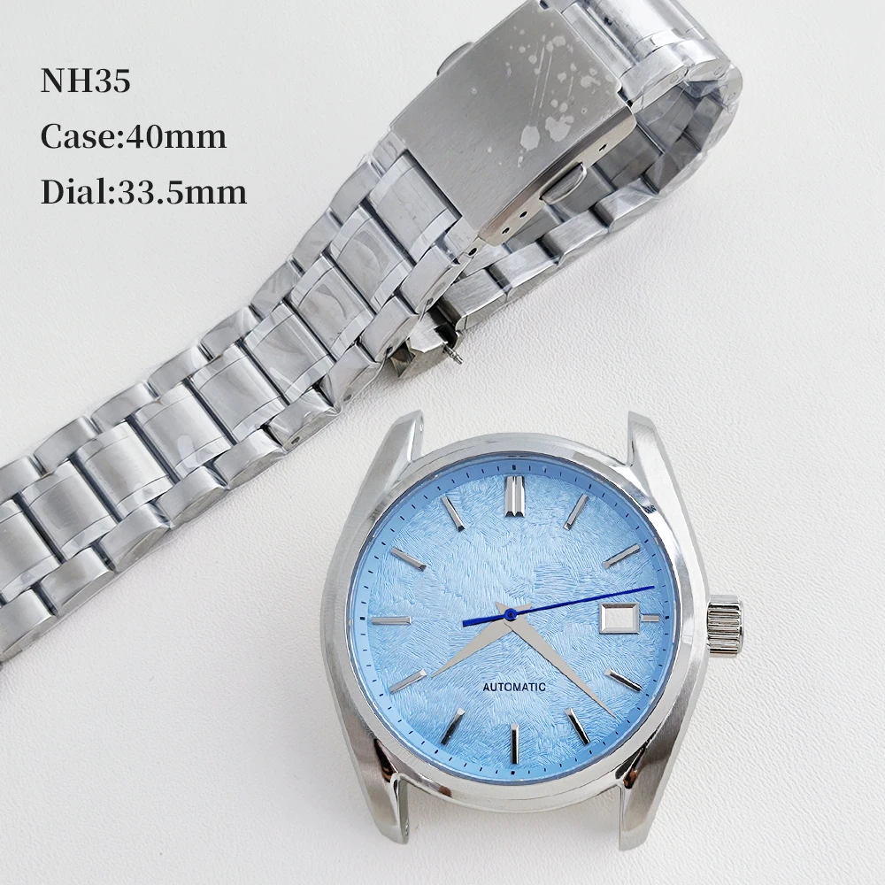40mm NH35 case stainless steel Sapphire Glass for GS watch Case custom logo dial hands for NH35 movement modified GS watch parts
40mm NH35 case stainless steel Sapphire Glass for GS watch Case custom logo dial hands for NH35 movement modified GS watch parts