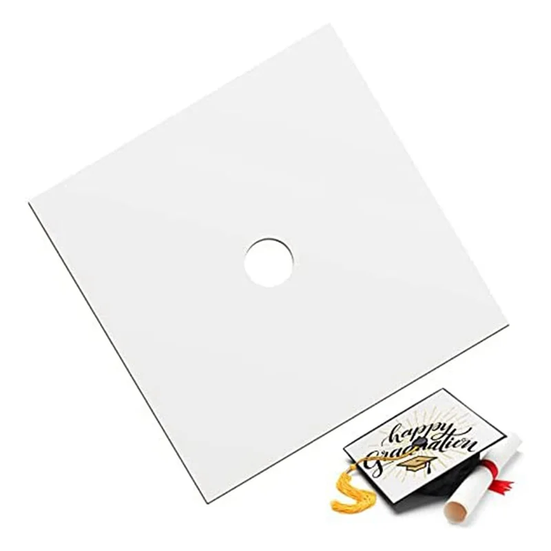L72A-Sublimation Blanks Graduation Topper Heat Transfer Plate, MDF Adhesive Grad Hat Topper Decorations For Party Supplies
L72A-Sublimation Blanks Graduation Topper Heat Transfer Plate, MDF Adhesive Grad Hat Topper Decorations For Party Supplies