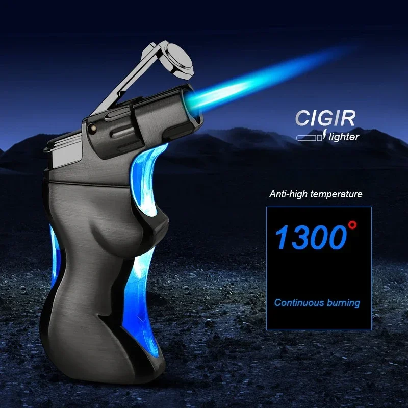 Mini High Power Cigar Turbine Lighter Portable Inflatable Cigarette Lighter Metal Windproof Small Spray Gun Small Welding Gun
Mini High Power Cigar Turbine Lighter Portable Inflatable Cigarette Lighter Metal Windproof Small Spray Gun Small Welding Gun