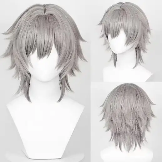 Synthetic Short Straight Grey Wig Caelus Cosplay Game Anime Men Fluffy Heat Resistant Wig for Daily Party
Synthetic Short Straight Grey Wig Caelus Cosplay Game Anime Men Fluffy Heat Resistant Wig for Daily Party