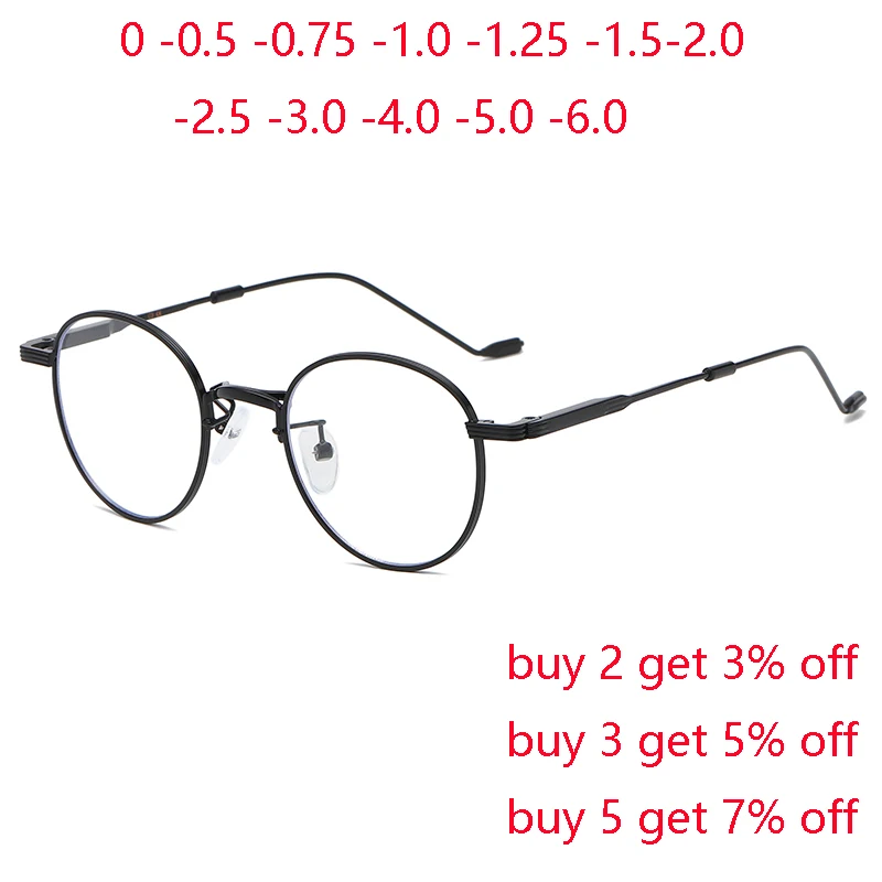 Women Men Oval Nearsighted Glasses With Prescription Anti Blue Light Student Myopia Photochromic Eyeglasses 0 -0.5 -0.75 To -4.0
Women Men Oval Nearsighted Glasses With Prescription Anti Blue Light Student Myopia Photochromic Eyeglasses 0 -0.5 -0.75 To -4.0