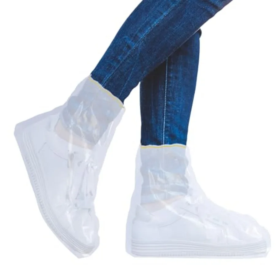 20Pcs Rain Covers for Shoe Clear - Waterproof Disposable Plastic Clear Heavy Duty Shoe Covers for Men and Women
20Pcs Rain Covers for Shoe Clear - Waterproof Disposable Plastic Clear Heavy Duty Shoe Covers for Men and Women