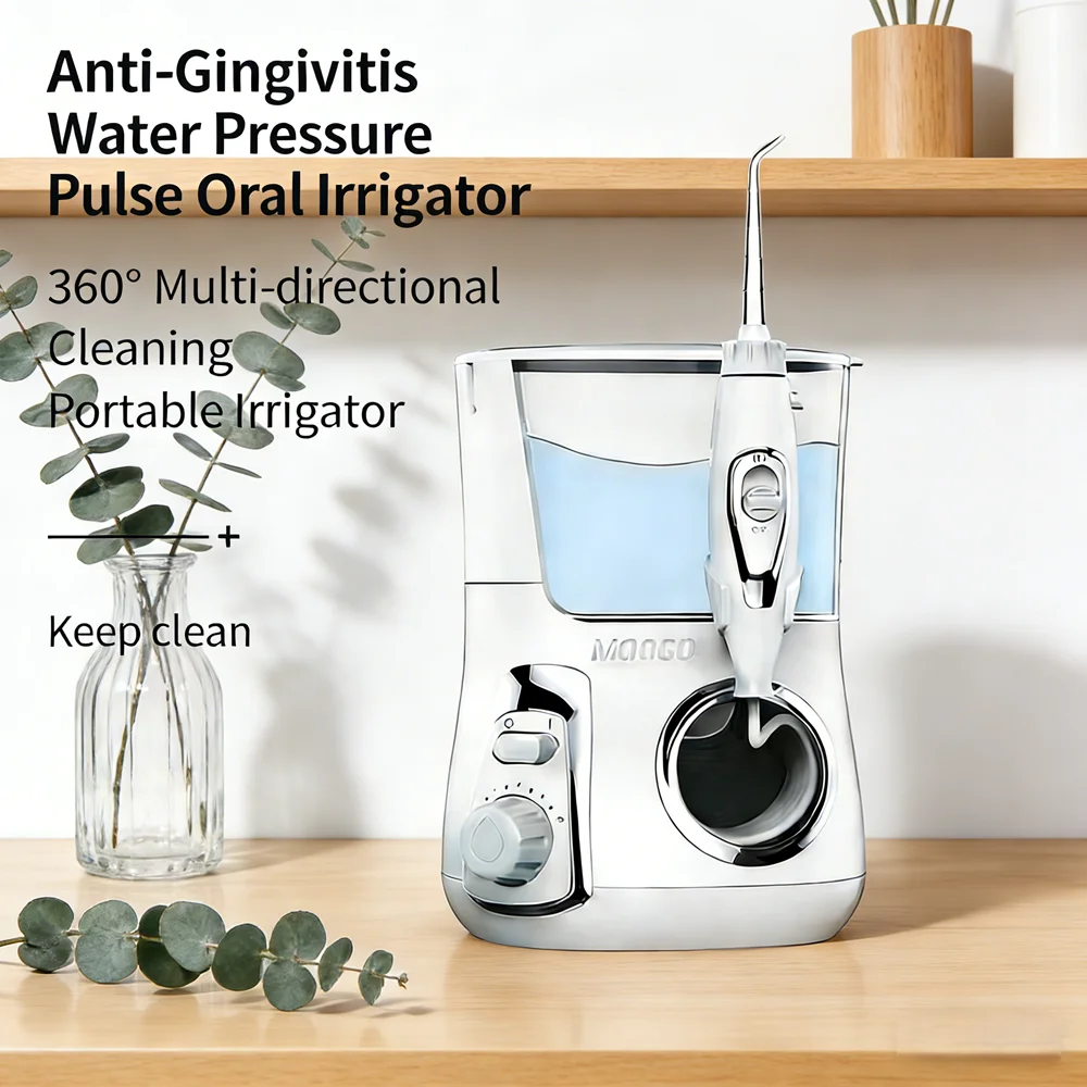 Электрический ирригатор для полости рта, 10 режимов, 800 мл, настольный очиститель зубов, профессиональная система ухода за полостью рта с 5 насадками
Электрический ирригатор для полости рта, 10 режимов, 800 мл, настольный очиститель зубов, профессиональная система ухода за полостью рта с 5 насадками