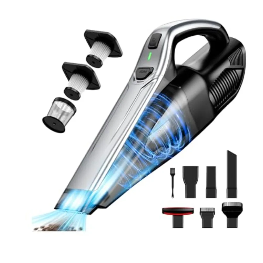 Car Vacuum Handheld Vacuum Cordless with Powerful Suction Type-C Charge 2 Suction Modes 6-in-1 Portable Mini Vacuum for Home Ca
Car Vacuum Handheld Vacuum Cordless with Powerful Suction Type-C Charge 2 Suction Modes 6-in-1 Portable Mini Vacuum for Home Ca