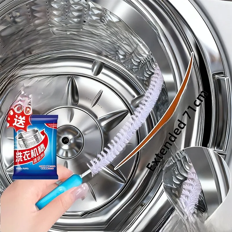 Washing Machine Cleaning Brush Extended Drum Wave Drum Internal Wall No Disassembly Stain Multi-Function Special Tool Brush
Washing Machine Cleaning Brush Extended Drum Wave Drum Internal Wall No Disassembly Stain Multi-Function Special Tool Brush