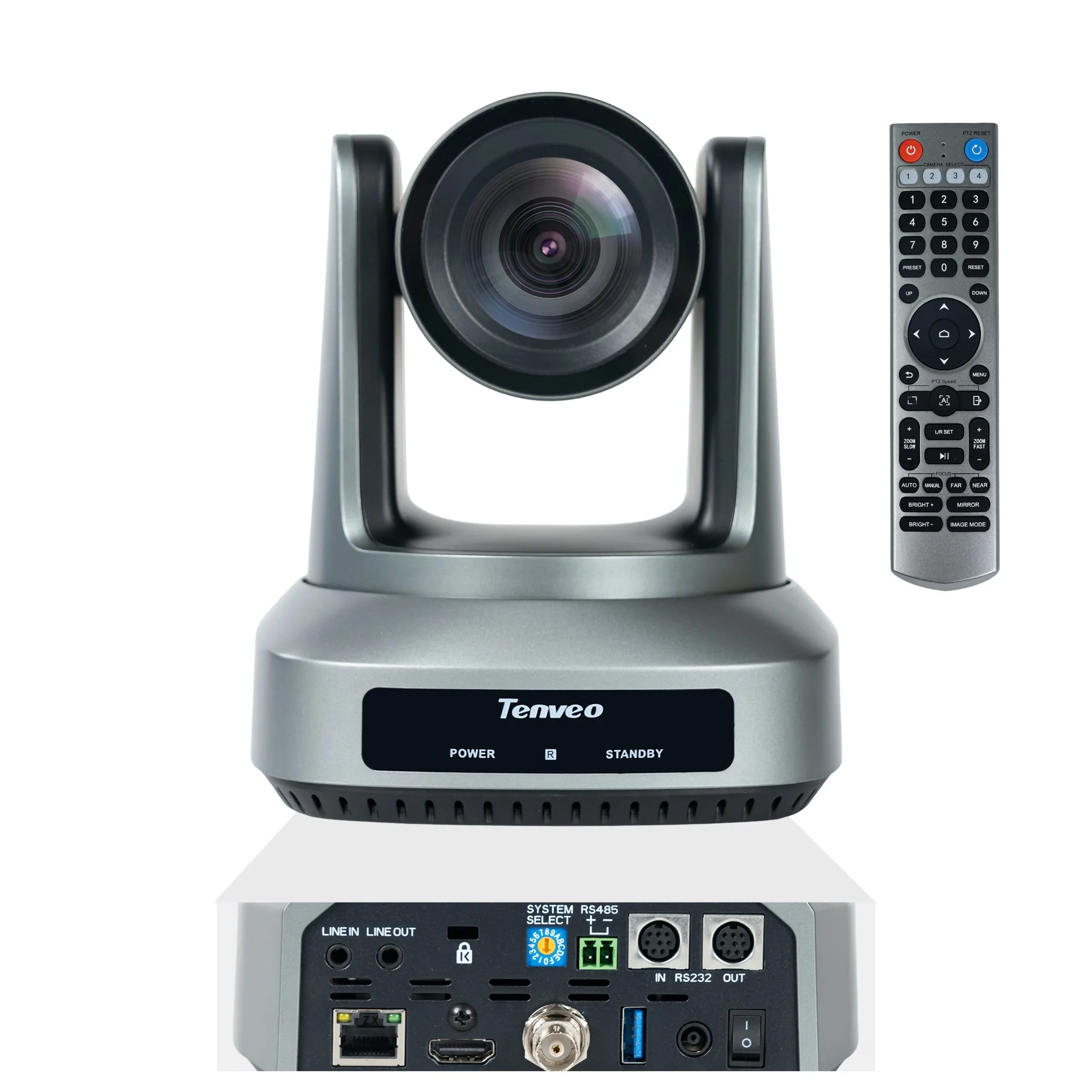 Tenveo Top Rated UV MAX 30X Zoom PTZ Camera USB/HDMI/SDI POE HD PTZ NDI Video Conference Camera for Big Room
Tenveo Top Rated UV MAX 30X Zoom PTZ Camera USB/HDMI/SDI POE HD PTZ NDI Video Conference Camera for Big Room
