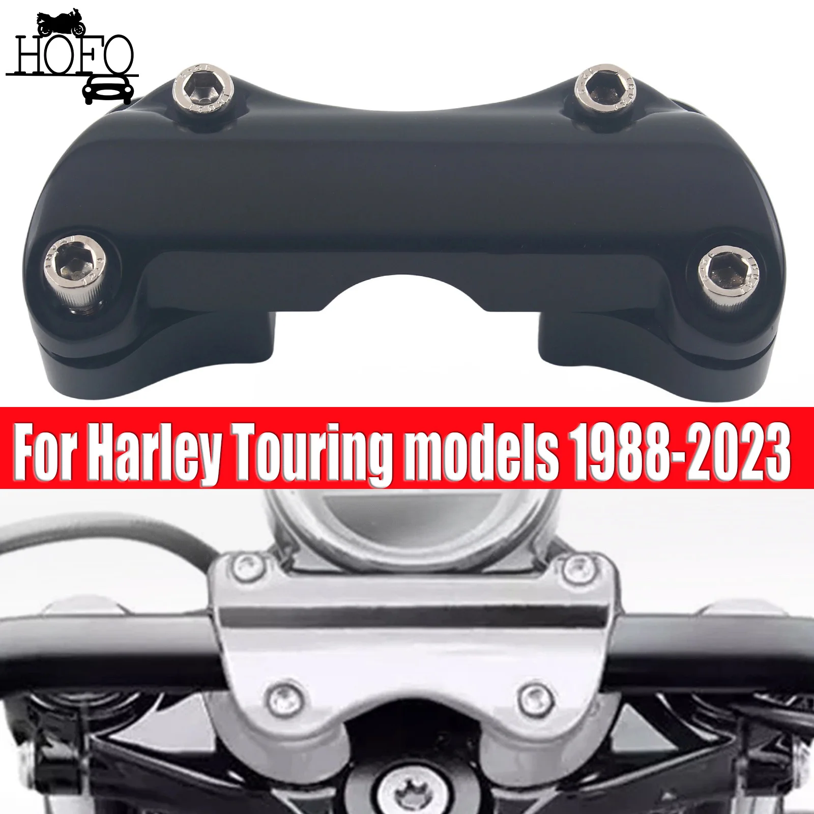 Motorcycle 1'' Handlebar Riser Top Clamp For Harley Touring models 1988-2023 with 1" handle bar
Motorcycle 1'' Handlebar Riser Top Clamp For Harley Touring models 1988-2023 with 1" handle bar