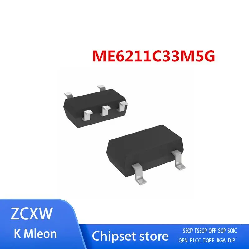100 шт./лот НОВЫЙ ME6211C33M5G ME6211
100 шт./лот НОВЫЙ ME6211C33M5G ME6211