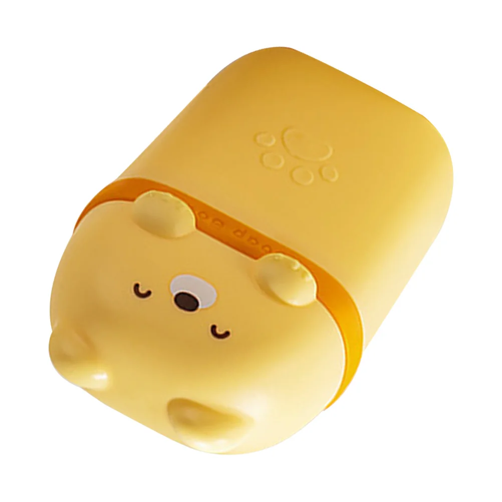 1pc Sealable Bear-Shaped Soap Box Portable Travel Soap Dish With Lid Drainage Design For Bathroom Shower Camping Outdoor Use
1pc Sealable Bear-Shaped Soap Box Portable Travel Soap Dish With Lid Drainage Design For Bathroom Shower Camping Outdoor Use