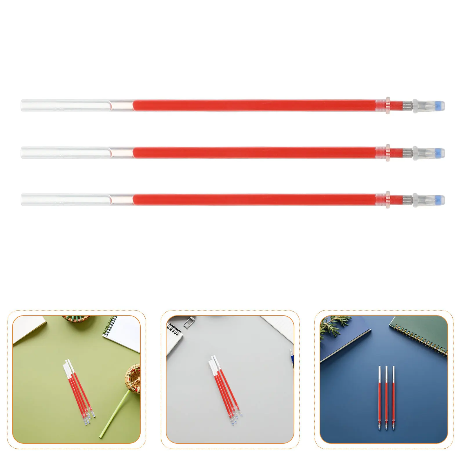 300Pcs Red Gel Pen Refills Fine Tip 0.5mm Smooth Writing Office Signature Notetaking Ballpoint Pen Ink Refill Replacement
300Pcs Red Gel Pen Refills Fine Tip 0.5mm Smooth Writing Office Signature Notetaking Ballpoint Pen Ink Refill Replacement