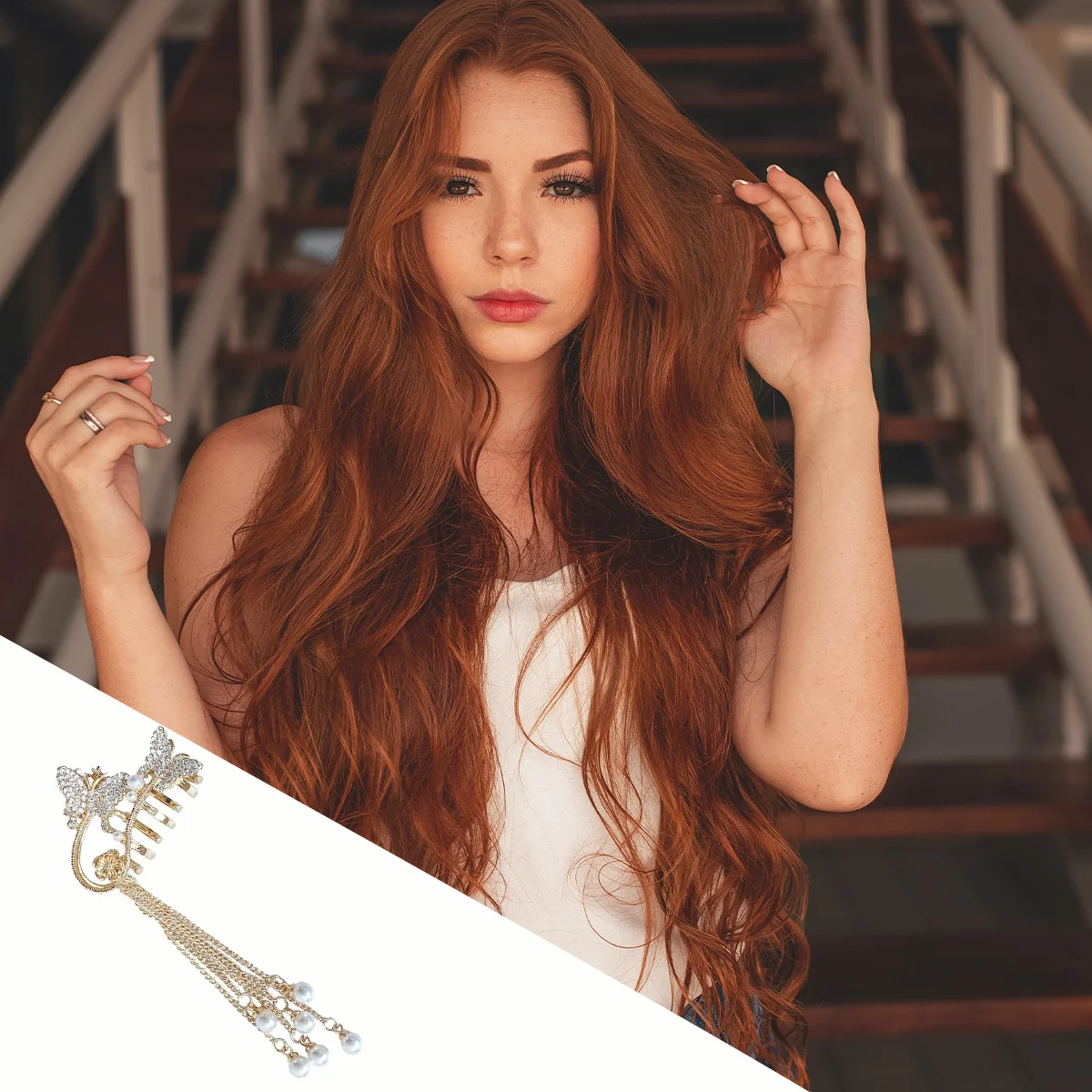 2Pcs Tassel Butterflies Hair Clamp Claw Premium Material Long-Lasting Use for Women Christmas Dates Photo Shoot
2Pcs Tassel Butterflies Hair Clamp Claw Premium Material Long-Lasting Use for Women Christmas Dates Photo Shoot