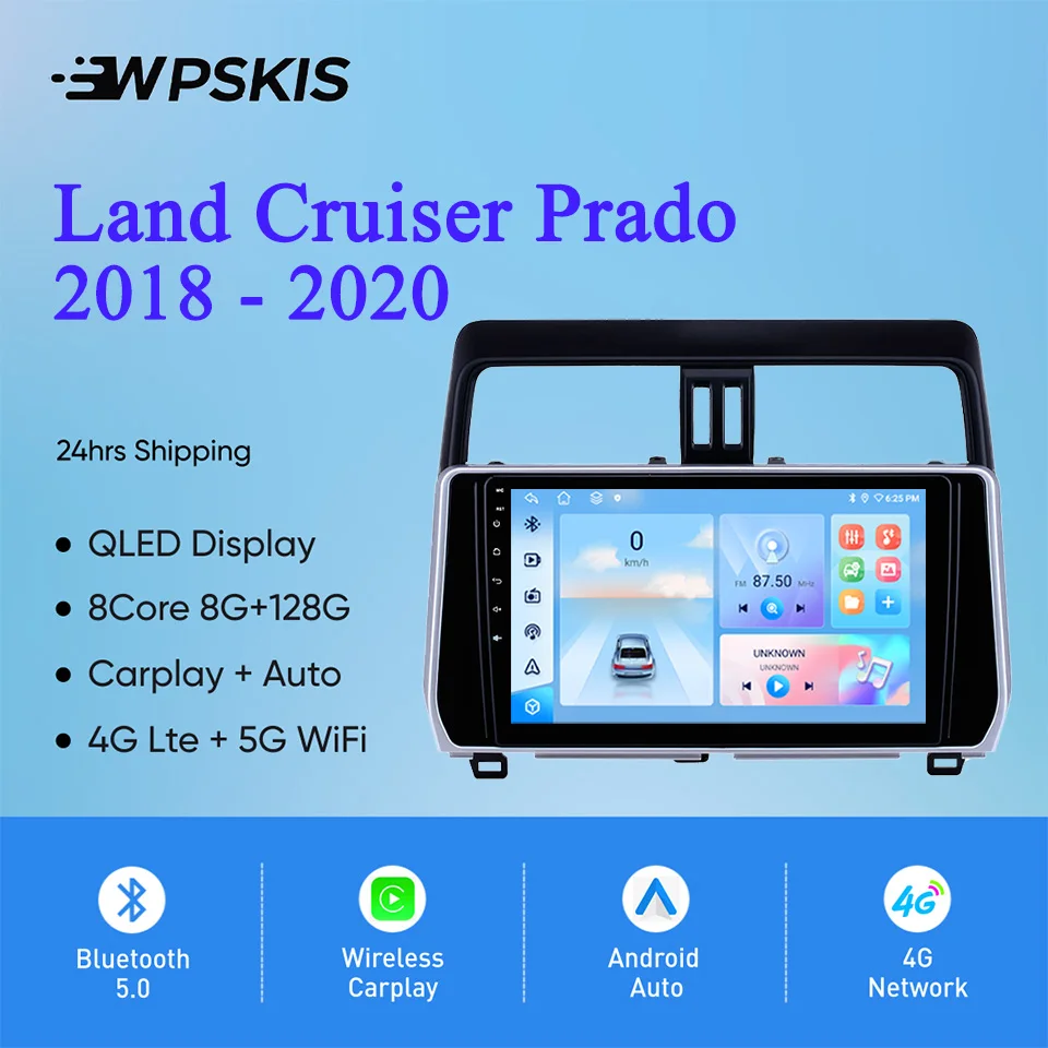 Android 14.0 8Core 8G 128G Car DVD For Toyota Land Cruiser Prado 150 2018 2019 2020 Auto Radio Stereo GPS Navi Head Unit Carplay
Android 14.0 8Core 8G 128G Car DVD For Toyota Land Cruiser Prado 150 2018 2019 2020 Auto Radio Stereo GPS Navi Head Unit Carplay