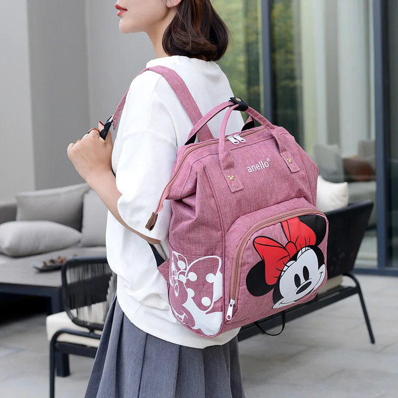 Disney Mickey Mouse Backpack New Cartoon Diaper Bag Mother Baby Girl Boy Schoolbag Mickey Large Capacity Storage Bag Handbag 
Disney Mickey Mouse Backpack New Cartoon Diaper Bag Mother Baby Girl Boy Schoolbag Mickey Large Capacity Storage Bag Handbag
