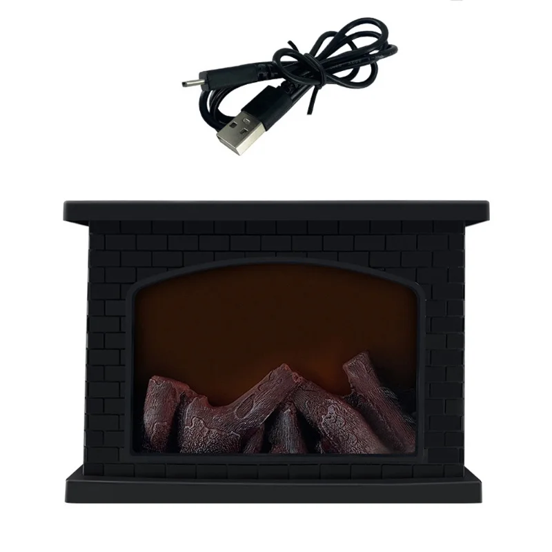 Simulated Charcoal Fire LED Flame Effect Wall-Mounted Fireplace Lamp (Boxed Set: 1 Fireplace) Simulated Charcoal Fire Lamp
Simulated Charcoal Fire LED Flame Effect Wall-Mounted Fireplace Lamp (Boxed Set: 1 Fireplace) Simulated Charcoal Fire Lamp