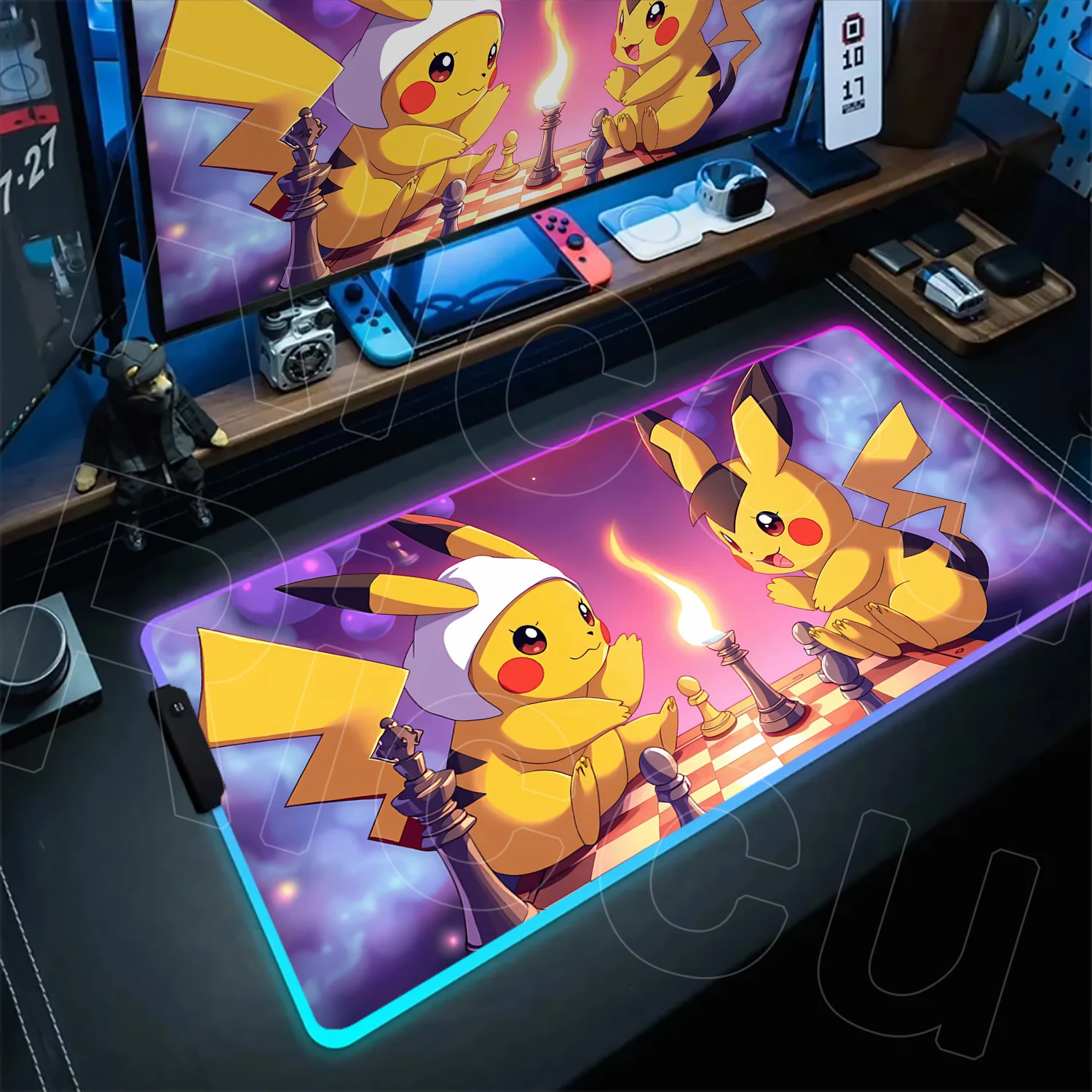 LED HD Printing Game Rug RGB P-Pokemon P-Pikachu Rubber Backlit Mouse Pad PC Accessories Locking Edge Laptop Desk Mats 900x400mm
LED HD Printing Game Rug RGB P-Pokemon P-Pikachu Rubber Backlit Mouse Pad PC Accessories Locking Edge Laptop Desk Mats 900x400mm