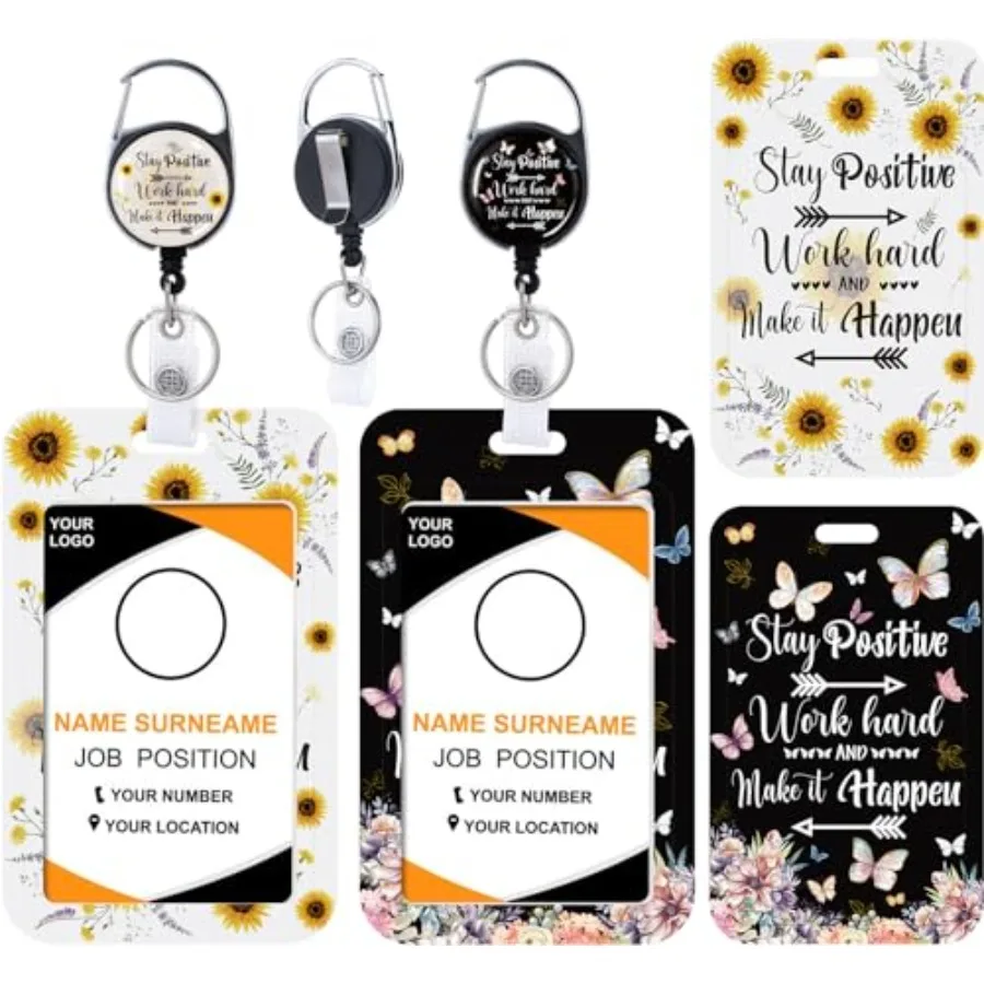 Retractable Teacher ID Badge Holder - 2PCS Positive Inspirational ID Badge Holders Reel Carabiner Clip Retractable ID Name Tag
Retractable Teacher ID Badge Holder - 2PCS Positive Inspirational ID Badge Holders Reel Carabiner Clip Retractable ID Name Tag