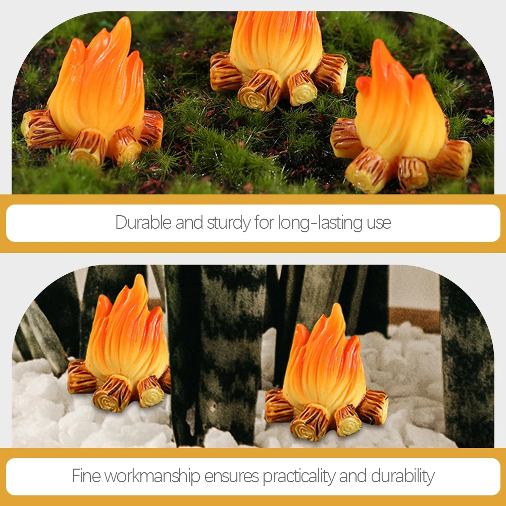 20pcs Decoration Campfire Resin Model Miniature Bonfire Fake Camping Craft Resin Campfire Model Supplies Table Centerpiece
20pcs Decoration Campfire Resin Model Miniature Bonfire Fake Camping Craft Resin Campfire Model Supplies Table Centerpiece