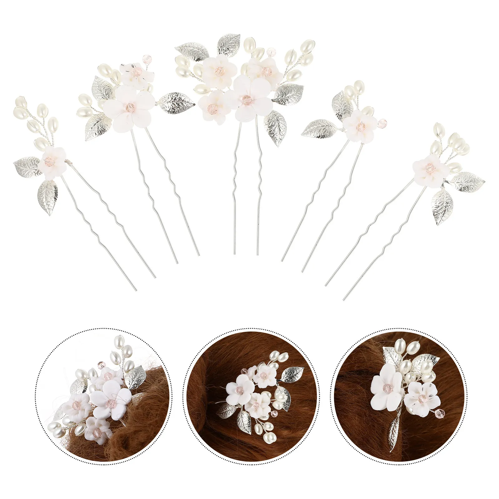 5Pcs Shiny Crystal Hair Pins Bridal Wedding Hair Styling Accessories for Women Bridesmaids Prom Party Carnival Use
5Pcs Shiny Crystal Hair Pins Bridal Wedding Hair Styling Accessories for Women Bridesmaids Prom Party Carnival Use