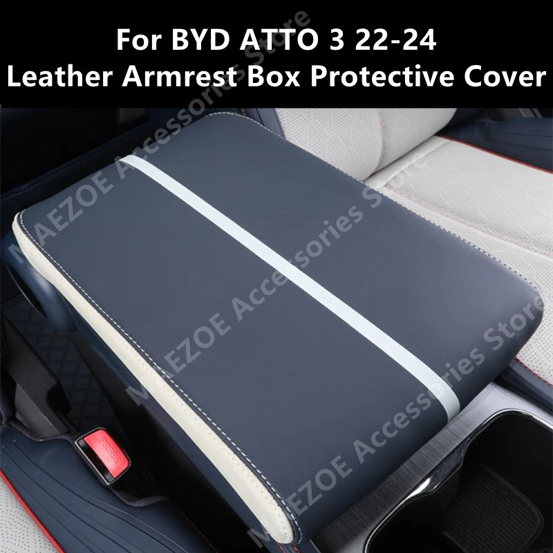 For BYD ATTO 3 22-24 Leather Armrest Box Protective Cover,Car Interior Decoration Modification Accessories Refit
For BYD ATTO 3 22-24 Leather Armrest Box Protective Cover,Car Interior Decoration Modification Accessories Refit