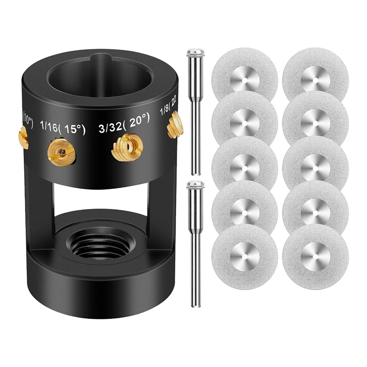 Aluminum Sharpener Welding Tungsten Grinder Head Tool, Tungsten Electrode Sharpener Grinder Head for TIG Welding Rotary
Aluminum Sharpener Welding Tungsten Grinder Head Tool, Tungsten Electrode Sharpener Grinder Head for TIG Welding Rotary