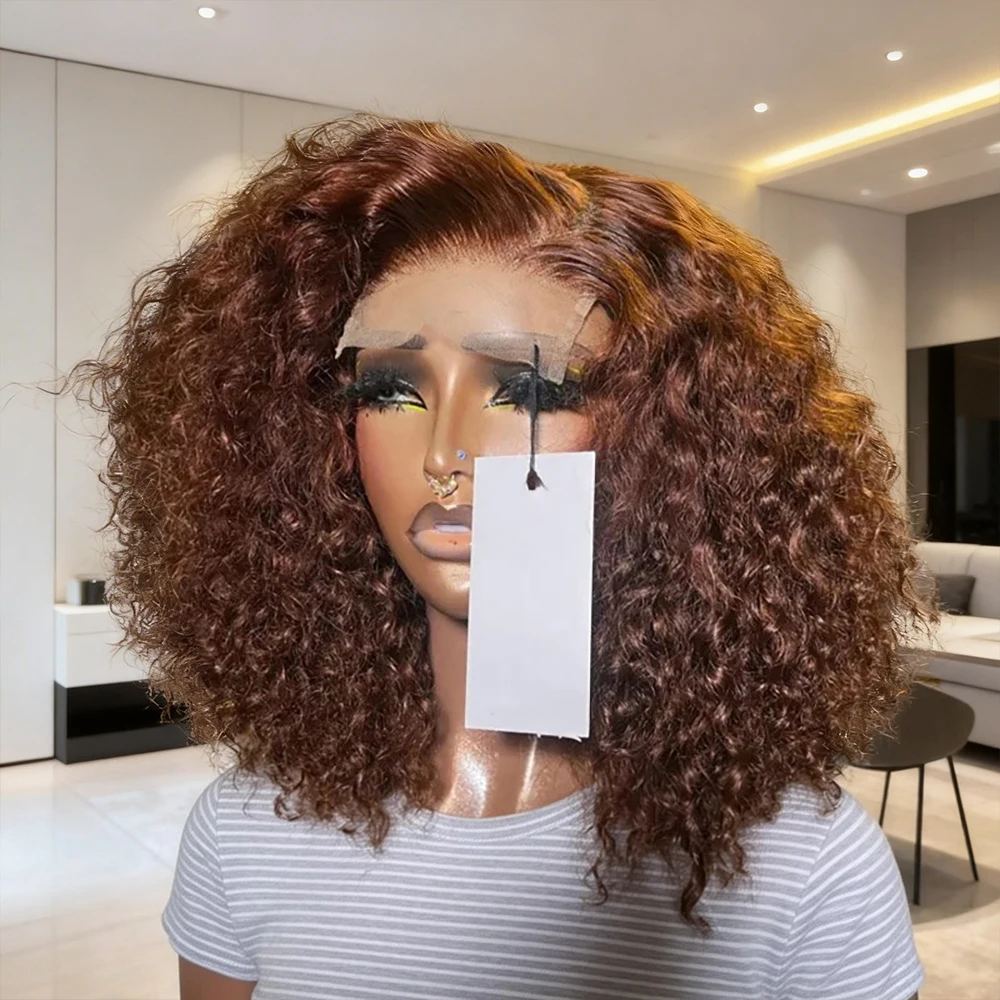 Brown Wig 13x6 HD Lace Front Curly Wig Bob 4x4 Closure Wigs Bob Human Hair Wig 7x5 Brown Short Bob Wig 13x4 Glueless Brazilian
Brown Wig 13x6 HD Lace Front Curly Wig Bob 4x4 Closure Wigs Bob Human Hair Wig 7x5 Brown Short Bob Wig 13x4 Glueless Brazilian