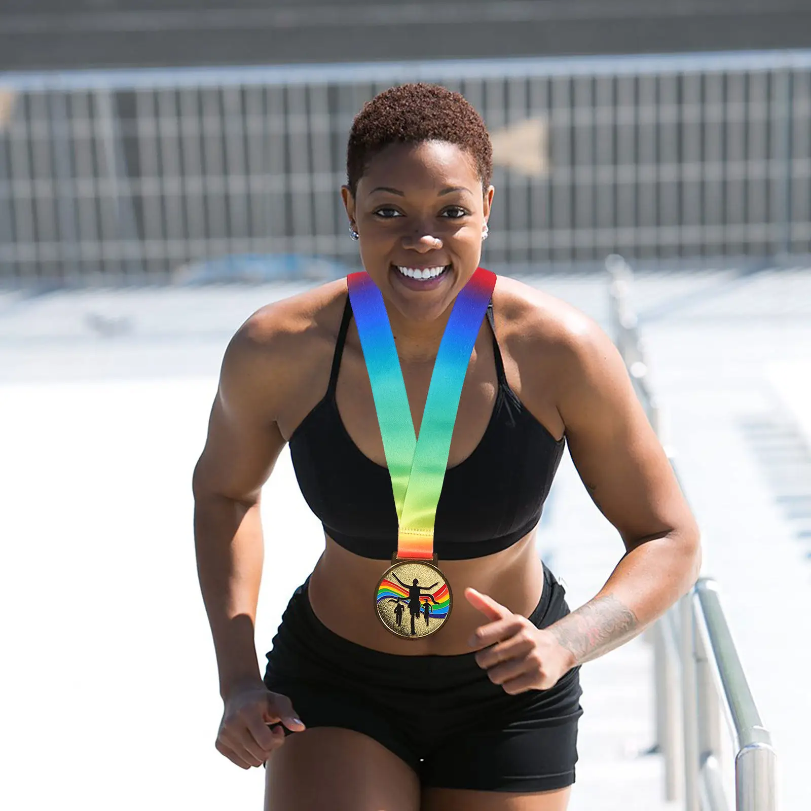 Running Gold Medal Award Ribbon Marathon Track Event Running Competitions Prize Sports Race Achievement Medals
Running Gold Medal Award Ribbon Marathon Track Event Running Competitions Prize Sports Race Achievement Medals