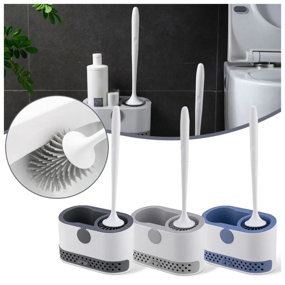 XINCHEN Toilet Brush No Dead Ends Wash The Toilet Silicone Brush Hanging Type Toilet Brush Floor Dual-use Bathroom Accessories
XINCHEN Toilet Brush No Dead Ends Wash The Toilet Silicone Brush Hanging Type Toilet Brush Floor Dual-use Bathroom Accessories