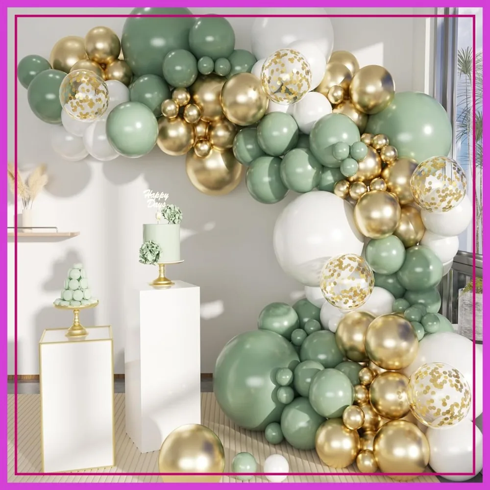 146Pcs Balloon Garland Arch Kit, Latex Balloons 18 12 10 5 Inch for Birthday Baby Shower Gender Reveal Wedding Party Decoration
146Pcs Balloon Garland Arch Kit, Latex Balloons 18 12 10 5 Inch for Birthday Baby Shower Gender Reveal Wedding Party Decoration