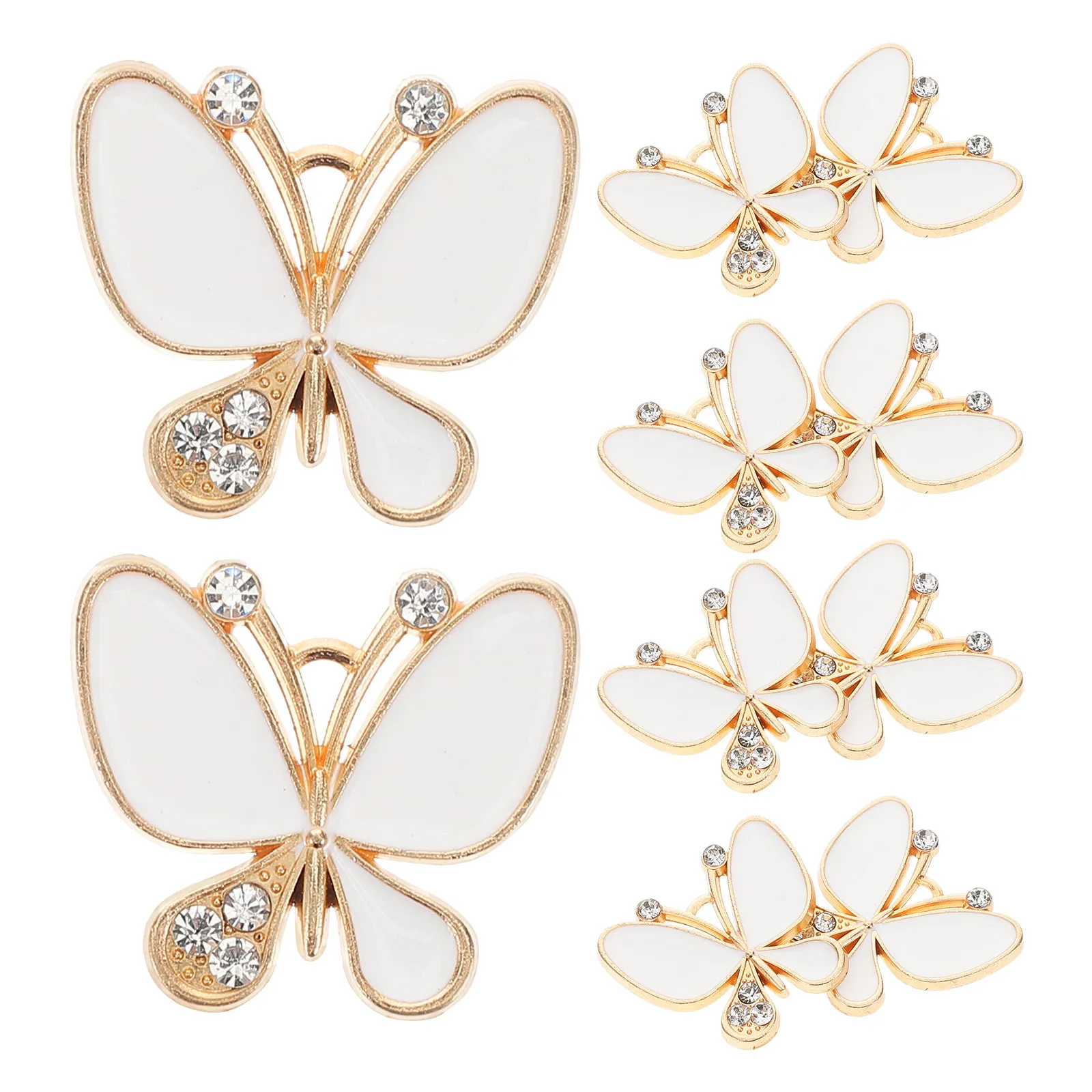 30pcs Phone Case Accessories DIY Butterfly Rhinestone Embellishments Flatback Charms Cellphone Decoration Glossy White
30pcs Phone Case Accessories DIY Butterfly Rhinestone Embellishments Flatback Charms Cellphone Decoration Glossy White