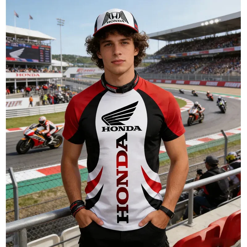 Honda 2026 Summer New Off-Road Motorcycle Riding T-Shirt Breathable Sportswear Men and Women Riding Clothes
Honda 2026 Summer New Off-Road Motorcycle Riding T-Shirt Breathable Sportswear Men and Women Riding Clothes
