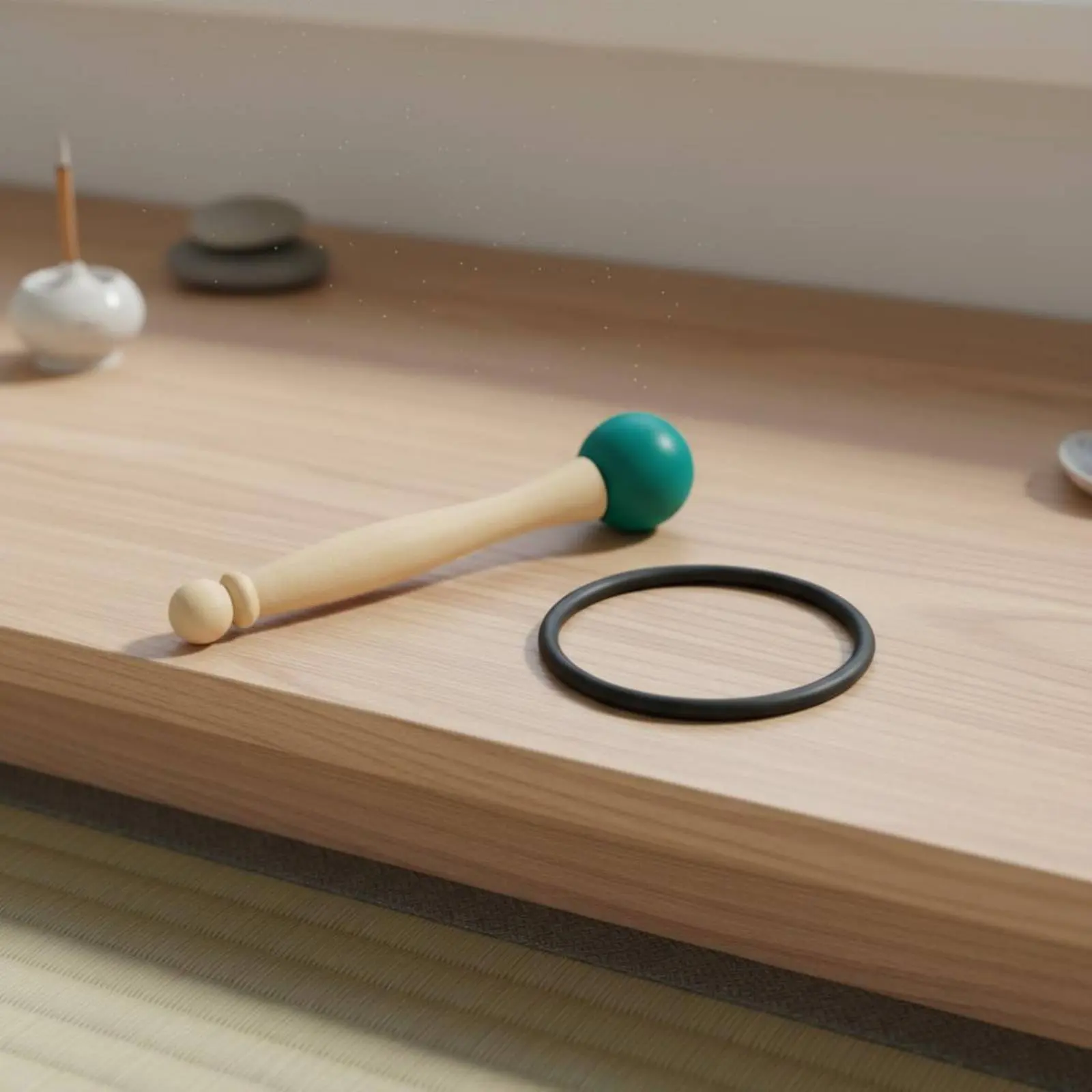 Sound Bowl Mallet and O-Loop Set Long-Lasting Crystal Singing Bowl Rubber Mallet Wooden Handle Percussion Stick Easy to Use
Sound Bowl Mallet and O-Loop Set Long-Lasting Crystal Singing Bowl Rubber Mallet Wooden Handle Percussion Stick Easy to Use