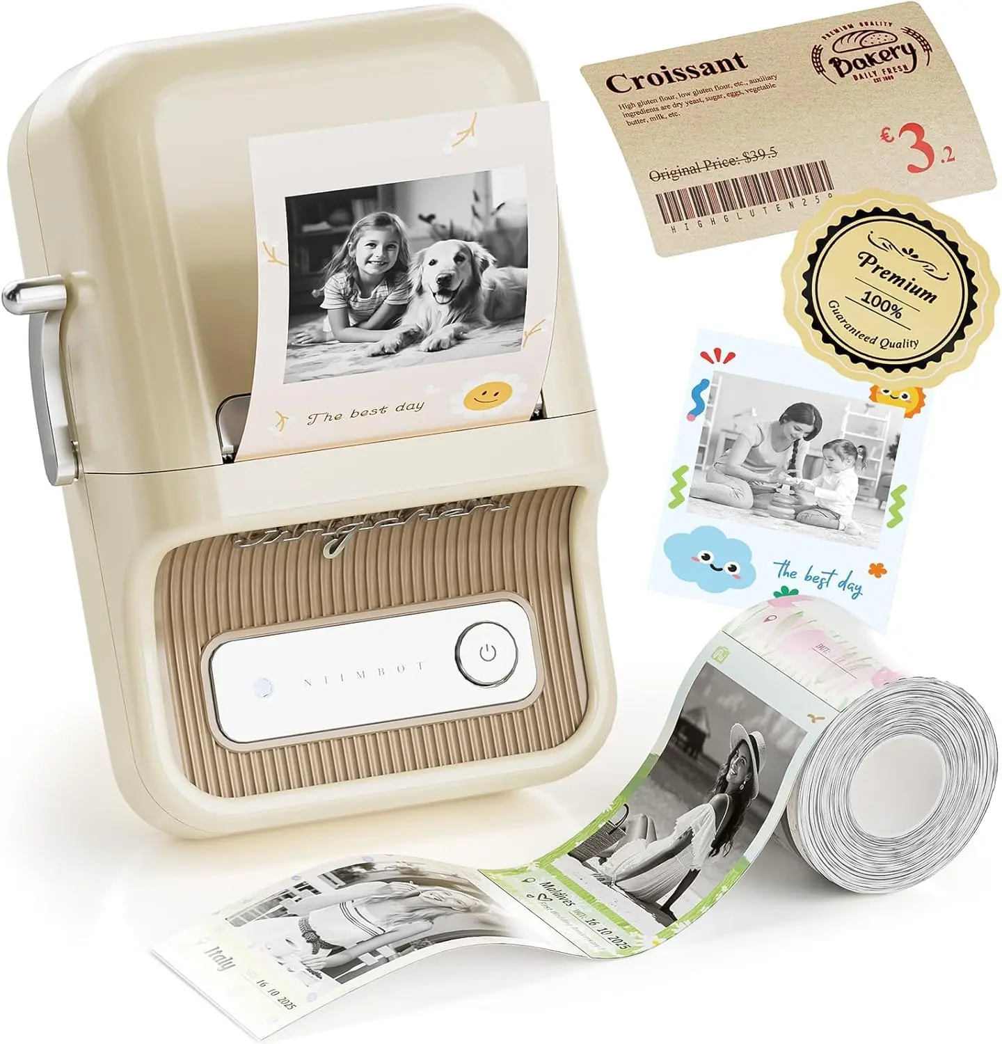B21 Pro Sticker Printer, 300DPI, Fun App, Portable Inkless Label Maker for DIY Crafts & Home Organization
B21 Pro Sticker Printer, 300DPI, Fun App, Portable Inkless Label Maker for DIY Crafts & Home Organization