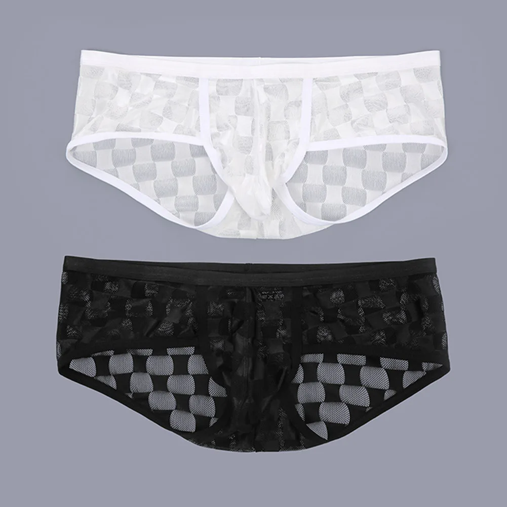 Men's Lingerie Mesh Sissy U Convex Pouch Underwear Sexy Boxer Shorts Breathable Panties See-through Checkered Underpants Trunks
Men's Lingerie Mesh Sissy U Convex Pouch Underwear Sexy Boxer Shorts Breathable Panties See-through Checkered Underpants Trunks