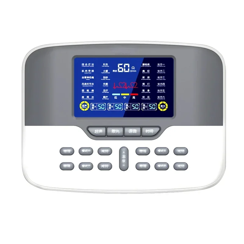 Durable Frequency Pulse Therapy Apparatus Electronic physiotherapy Laser Massager Dysmenorrhea Frozen Shoulder Sciatica
Durable Frequency Pulse Therapy Apparatus Electronic physiotherapy Laser Massager Dysmenorrhea Frozen Shoulder Sciatica