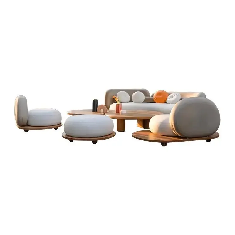Outdoor sofa courtyard garden open-air balcony sofa leisure creative cloud deck chair combination homestay teak furniture
Outdoor sofa courtyard garden open-air balcony sofa leisure creative cloud deck chair combination homestay teak furniture