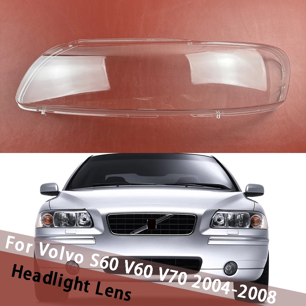 For Volvo S60 V60 V70 2004-2008 Transparent Lamp Shade Headlamp Cover Headlight Shell Plexiglass Replace Original Lampshade
For Volvo S60 V60 V70 2004-2008 Transparent Lamp Shade Headlamp Cover Headlight Shell Plexiglass Replace Original Lampshade