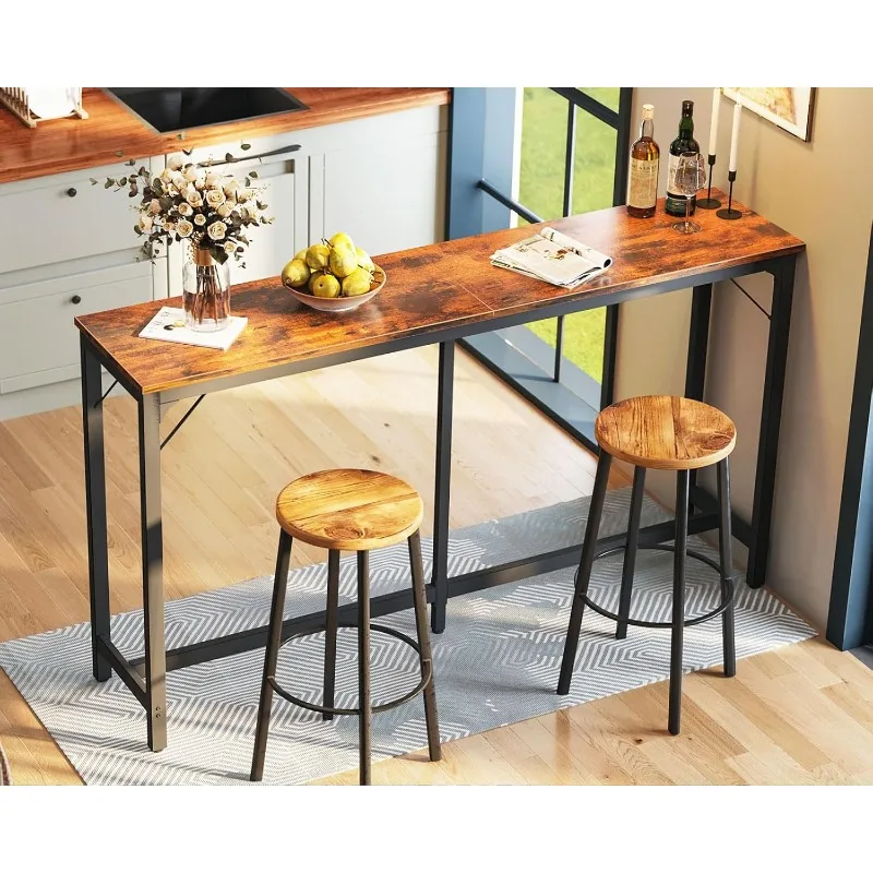 71 Inch Bar Table, Bar Height Bar Table, Counter Height Table, Rectangular High Top Kitchen and Restaurant Counter
71 Inch Bar Table, Bar Height Bar Table, Counter Height Table, Rectangular High Top Kitchen and Restaurant Counter