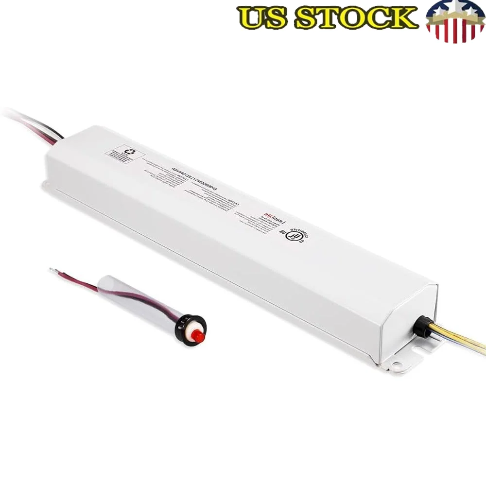 8.5W LED Emergency Driver 120V-277VAC Rechargeable Backup Commercial Fixtures Troffer Linear Lights 8-72W UL Listed Battery
8.5W LED Emergency Driver 120V-277VAC Rechargeable Backup Commercial Fixtures Troffer Linear Lights 8-72W UL Listed Battery