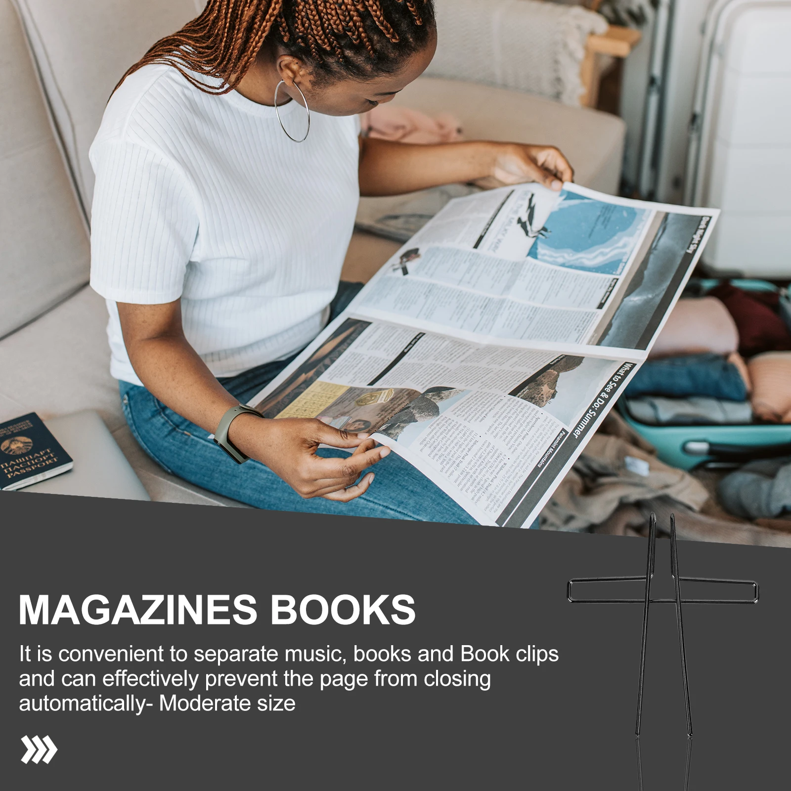 2 Pcs Stave Folder Book Fixing Clip Music Score Tool Holder Press Black Metal Piano
2 Pcs Stave Folder Book Fixing Clip Music Score Tool Holder Press Black Metal Piano