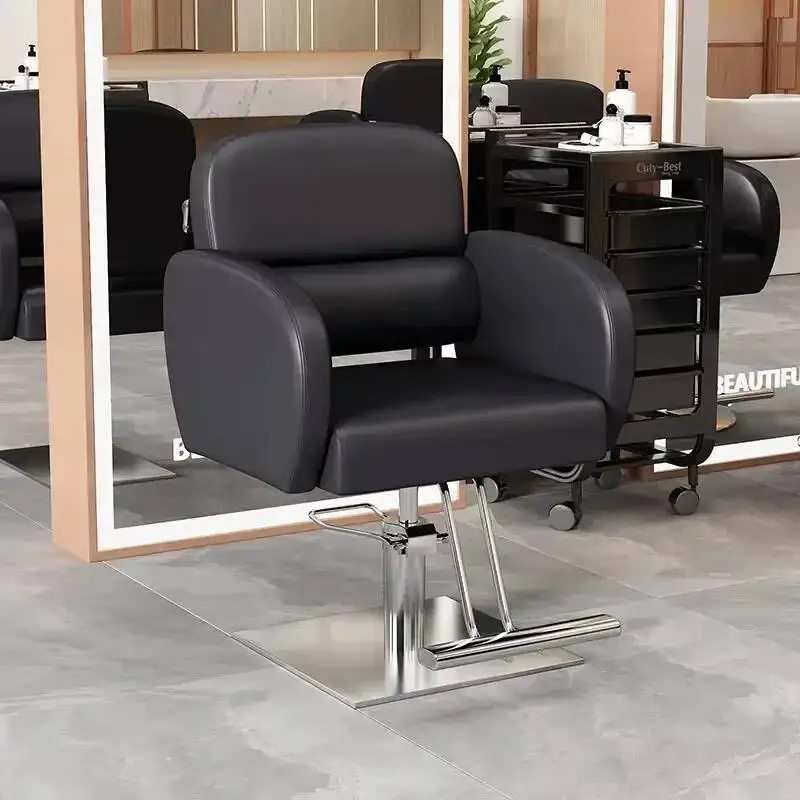 Luxury Elegant Barber Chair Black Aesthetic Fashionable Modern Chair Stylish Comfy Cadeira De Salão De Cabeleireiro Furniture
Luxury Elegant Barber Chair Black Aesthetic Fashionable Modern Chair Stylish Comfy Cadeira De Salão De Cabeleireiro Furniture