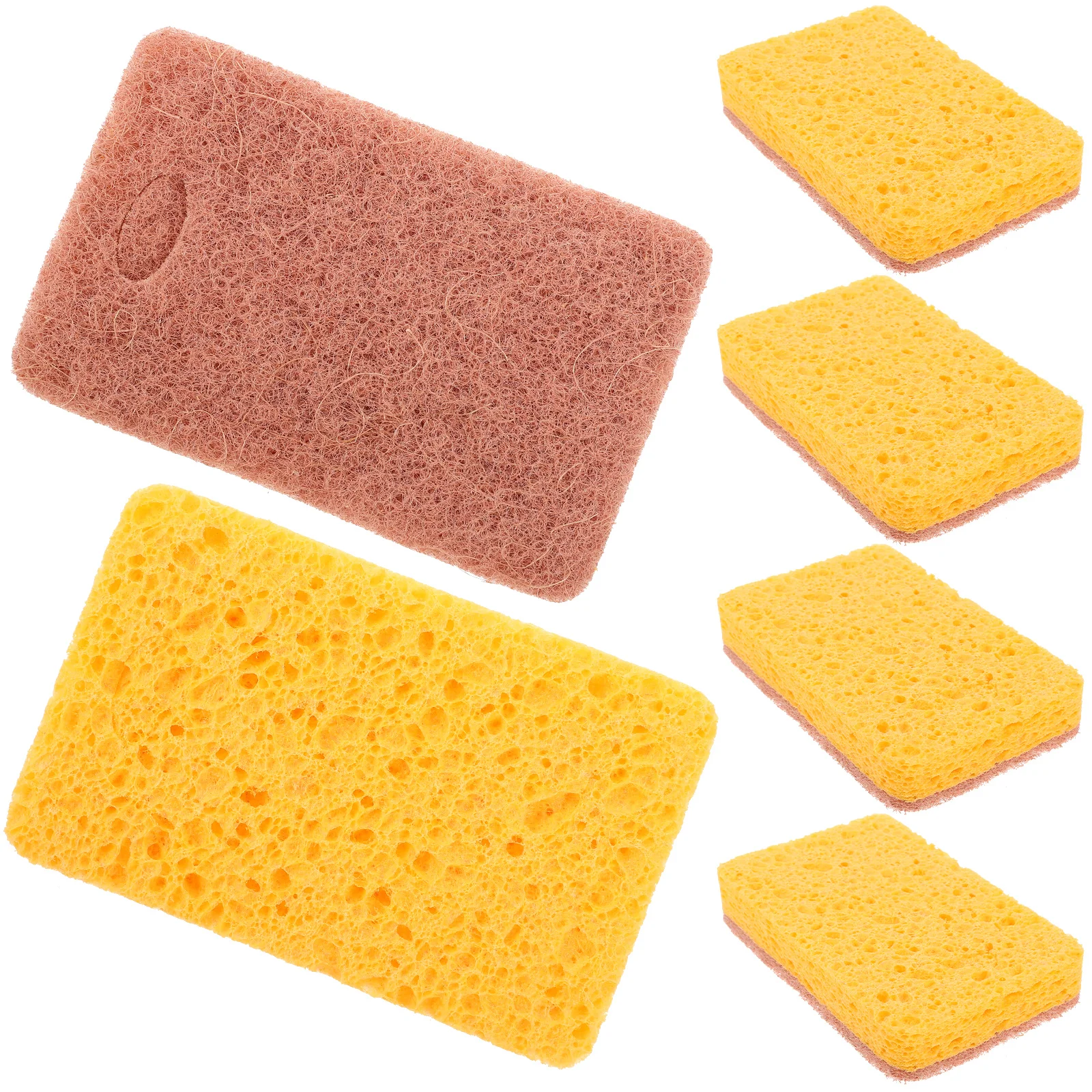 6pcs Multi-Function Wok Sponges Reusable Cleaning Sponge Strong Water Absorption Kitchen Dish Scrub Sponge Household Daily Use
6pcs Multi-Function Wok Sponges Reusable Cleaning Sponge Strong Water Absorption Kitchen Dish Scrub Sponge Household Daily Use