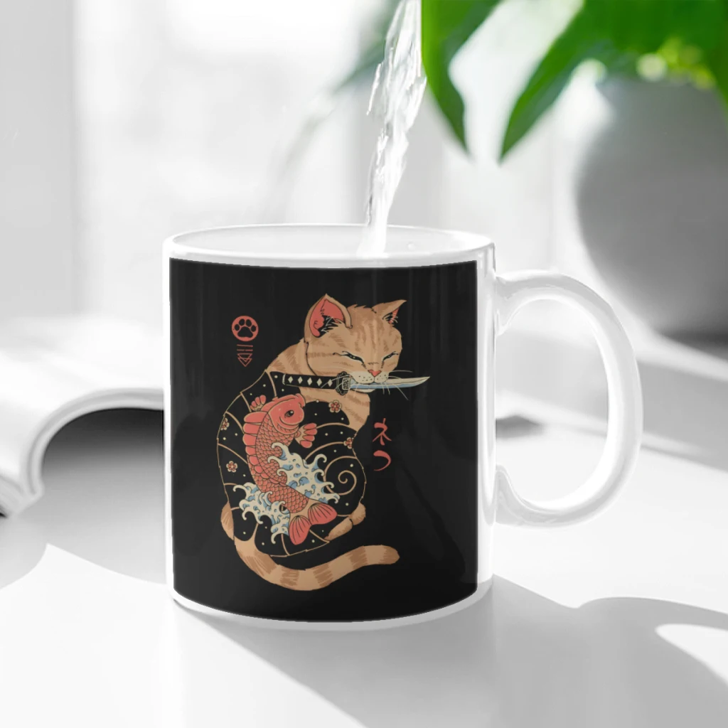 Carp Tattooed Cat Ceramic Cup Coffee Oatmeal Breakfast Cup Creative Personality Mug
Carp Tattooed Cat Ceramic Cup Coffee Oatmeal Breakfast Cup Creative Personality Mug