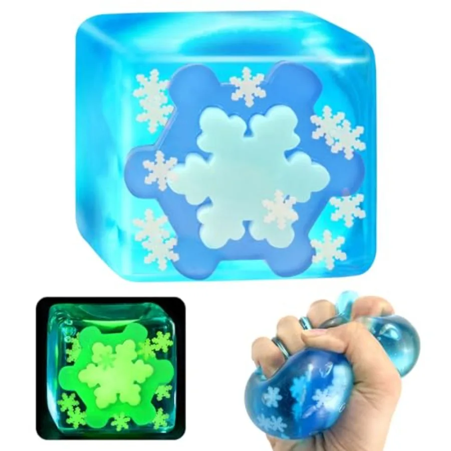 Limited-time special offer Blue Squeeze Cube with Luminous Snowflake Inside Squishy Stress Fidget Gummy Toys Glow in The Dark M
Limited-time special offer Blue Squeeze Cube with Luminous Snowflake Inside Squishy Stress Fidget Gummy Toys Glow in The Dark M
