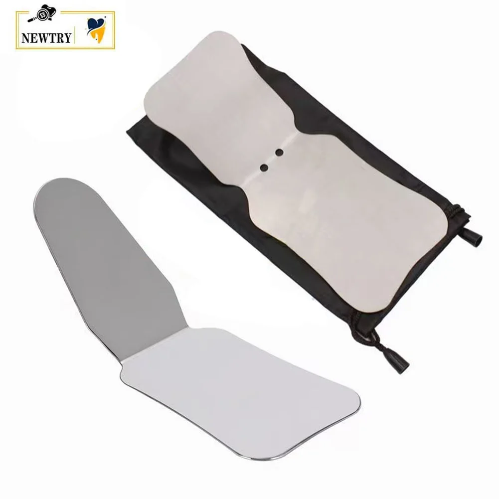 2Pcs Stainless Steel Dental Mirror Ortho Photography Mirror Bent Intraoral Mouth Image Occlusal Surface Reflector Single-sided
2Pcs Stainless Steel Dental Mirror Ortho Photography Mirror Bent Intraoral Mouth Image Occlusal Surface Reflector Single-sided