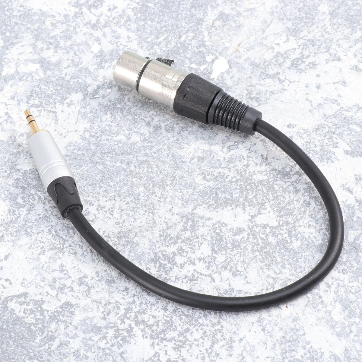 0.3m Stereo 3.5mm Male to XLR Male Plug Audio Speaker Amplifier Microphone Mic Adapter Cable TC210KF183 (Black)
0.3m Stereo 3.5mm Male to XLR Male Plug Audio Speaker Amplifier Microphone Mic Adapter Cable TC210KF183 (Black)