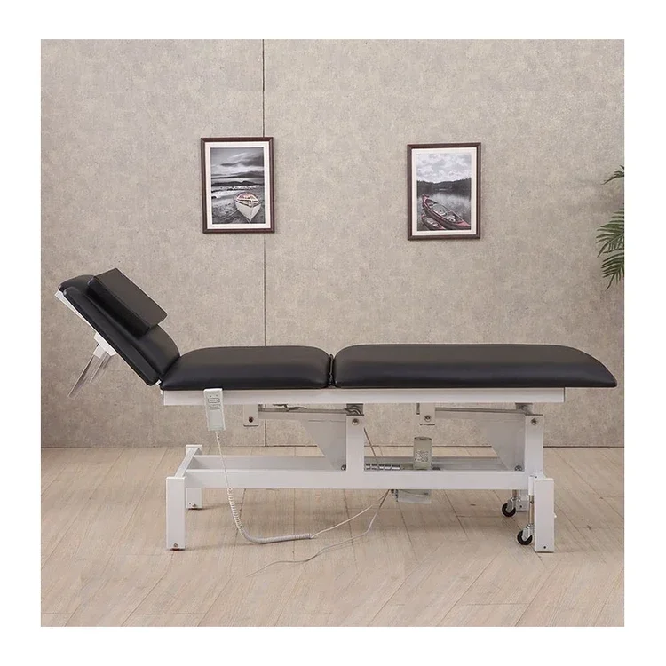 Height Adjustable Remote Control Metal Base With 2 Castors Medical Electric Physical Therapy Bed
Height Adjustable Remote Control Metal Base With 2 Castors Medical Electric Physical Therapy Bed