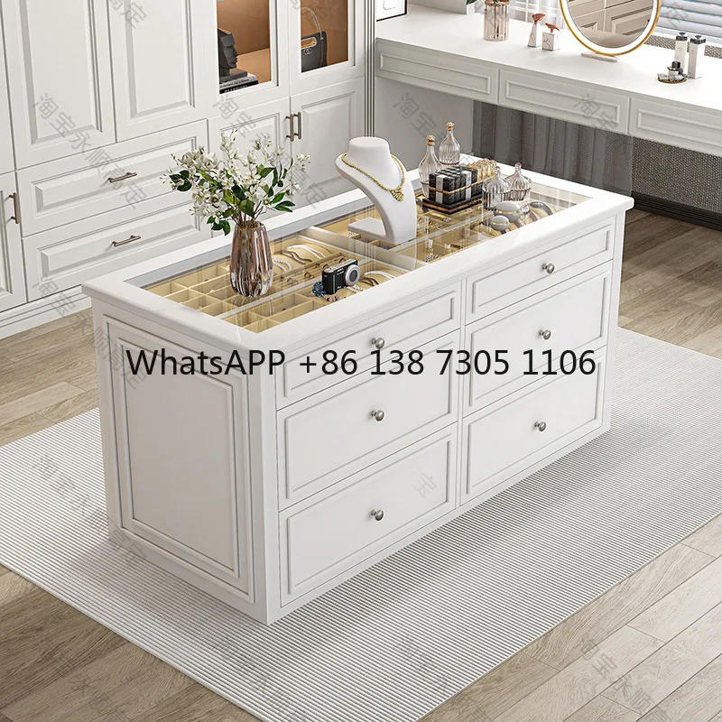 French cloakroom Nakajima cabinet jewelry high-end luxury bedroom paint Nakajima platform double-sided display chest
French cloakroom Nakajima cabinet jewelry high-end luxury bedroom paint Nakajima platform double-sided display chest