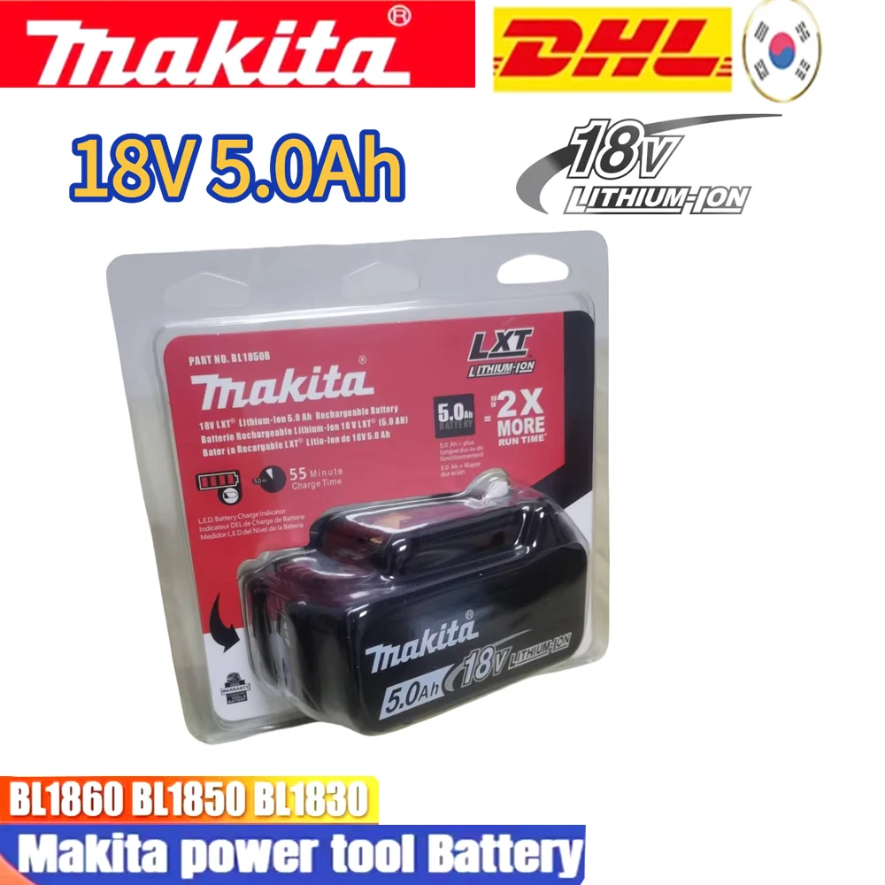 Hot selling original Makita 18V 5/6/Ah rechargeable battery, charger, long battery life,Makita power tool battery,large capacity
Hot selling original Makita 18V 5/6/Ah rechargeable battery, charger, long battery life,Makita power tool battery,large capacity