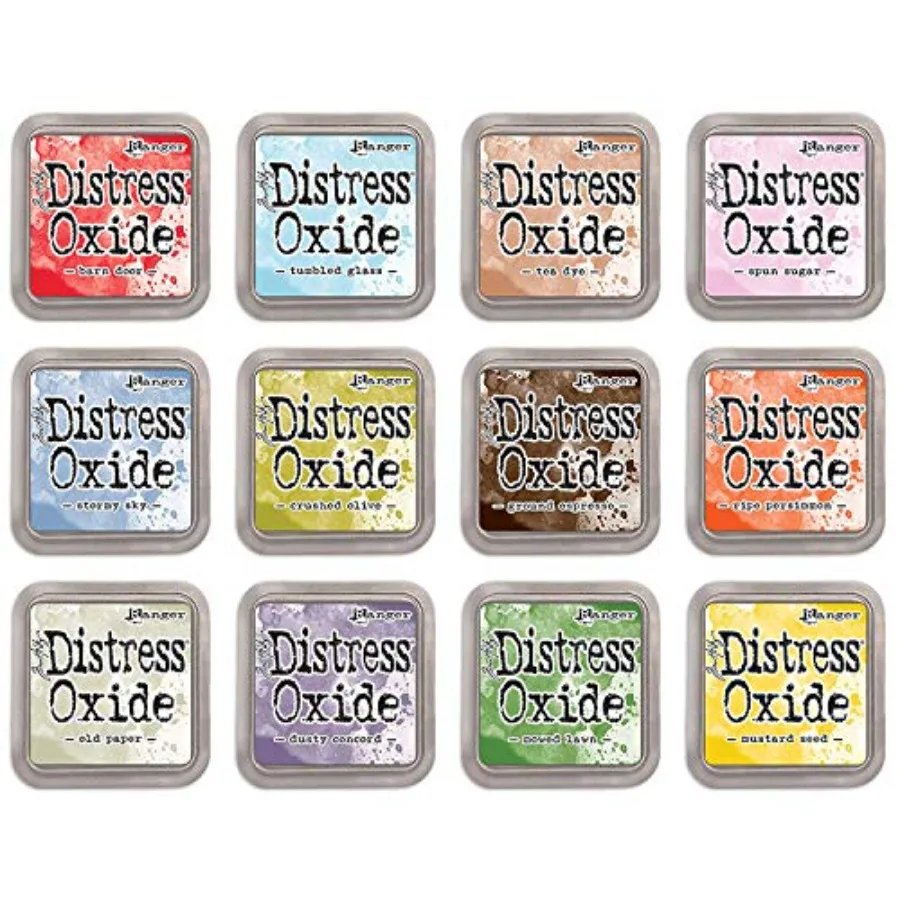 Ranger Tim Holtz Bundle of 12 Distress Oxide Ink Pads - Summer 2018 Colors
Ranger Tim Holtz Bundle of 12 Distress Oxide Ink Pads - Summer 2018 Colors